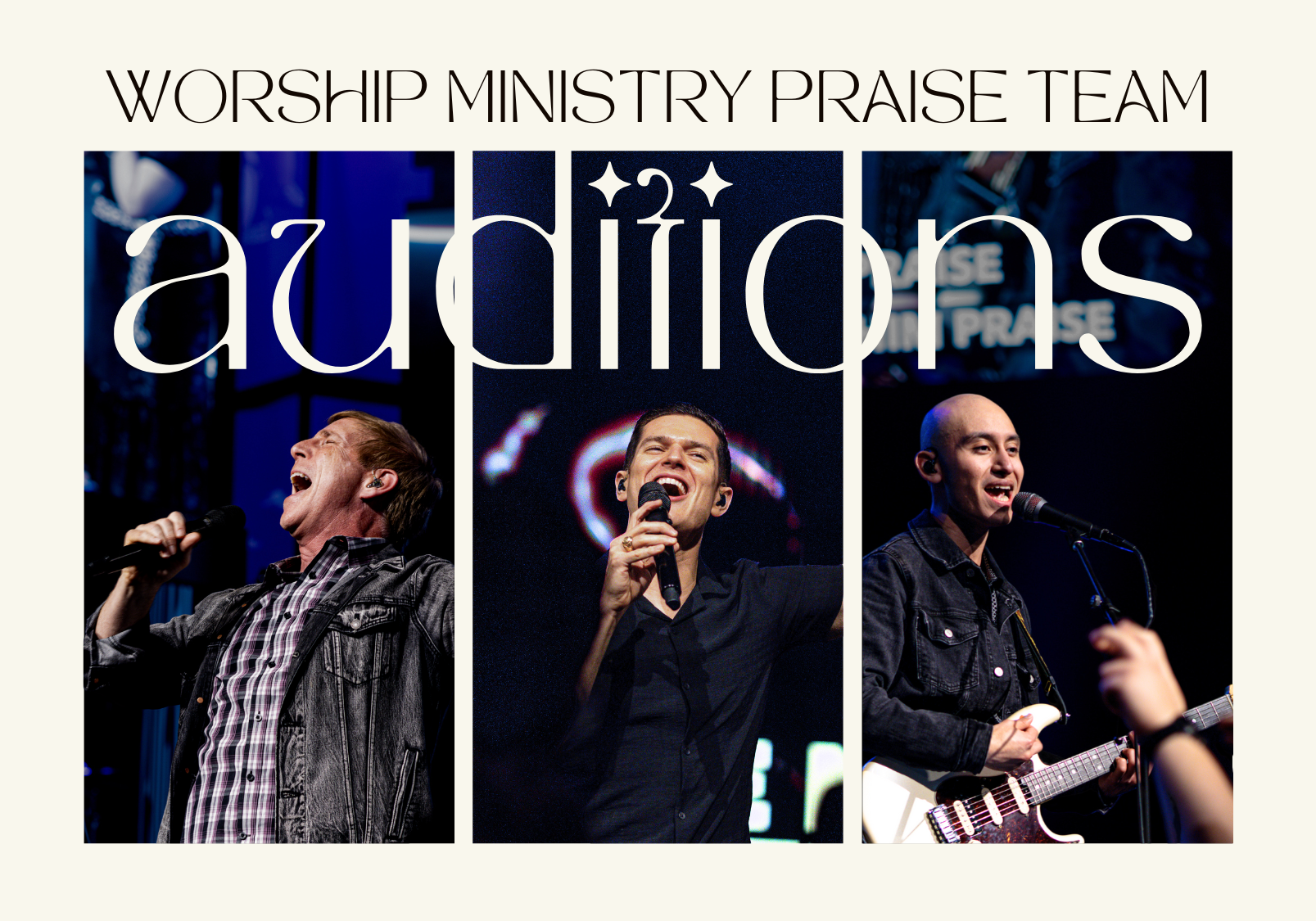 Worship Praise Team Auditions